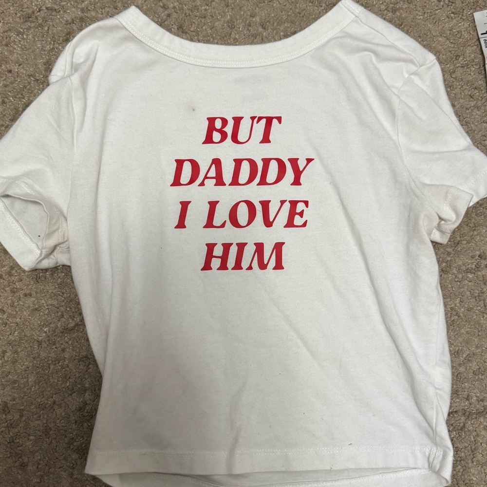 Wild Fable White Tee with Red Text